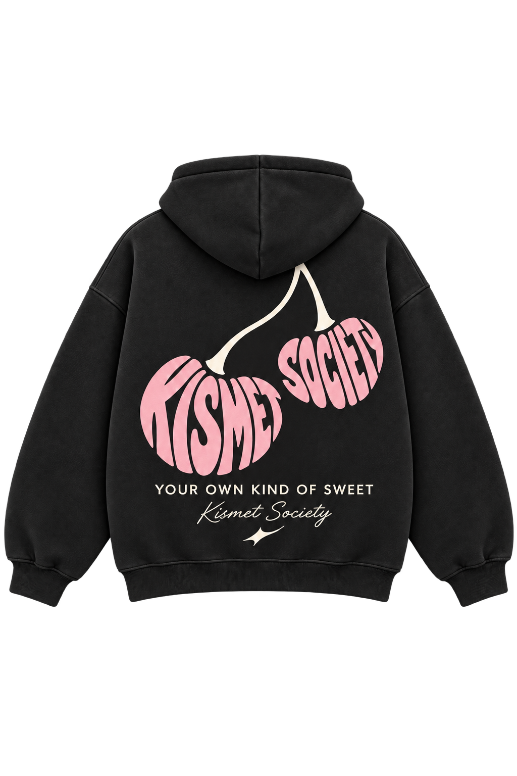 Own Kind Of Sweet Hoodie Negro - espalda