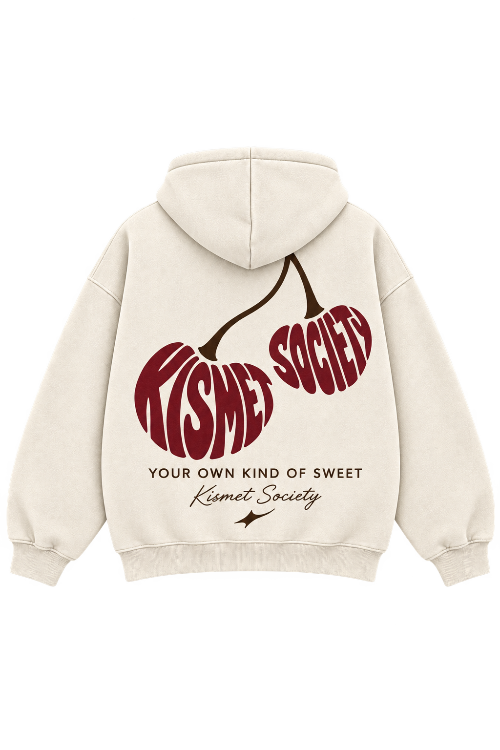 Own Kind Of Sweet Hoodie Hueso - espalda