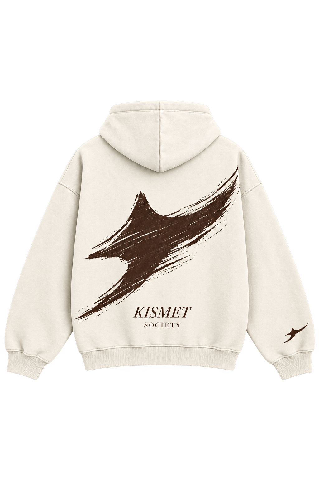 Shooting Star Hoodie Hueso - espalda