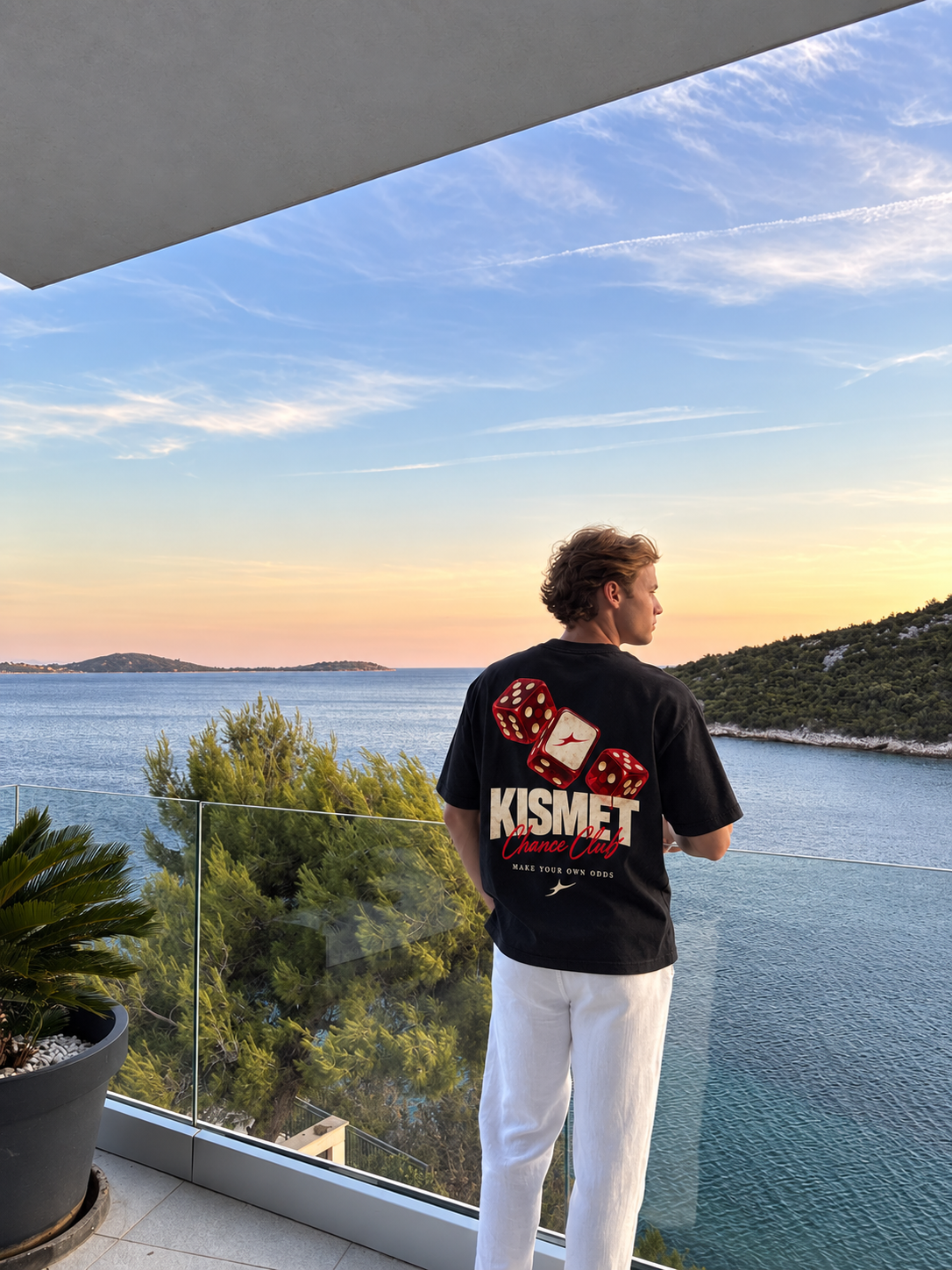 Chance Club Tee Negro - puesta