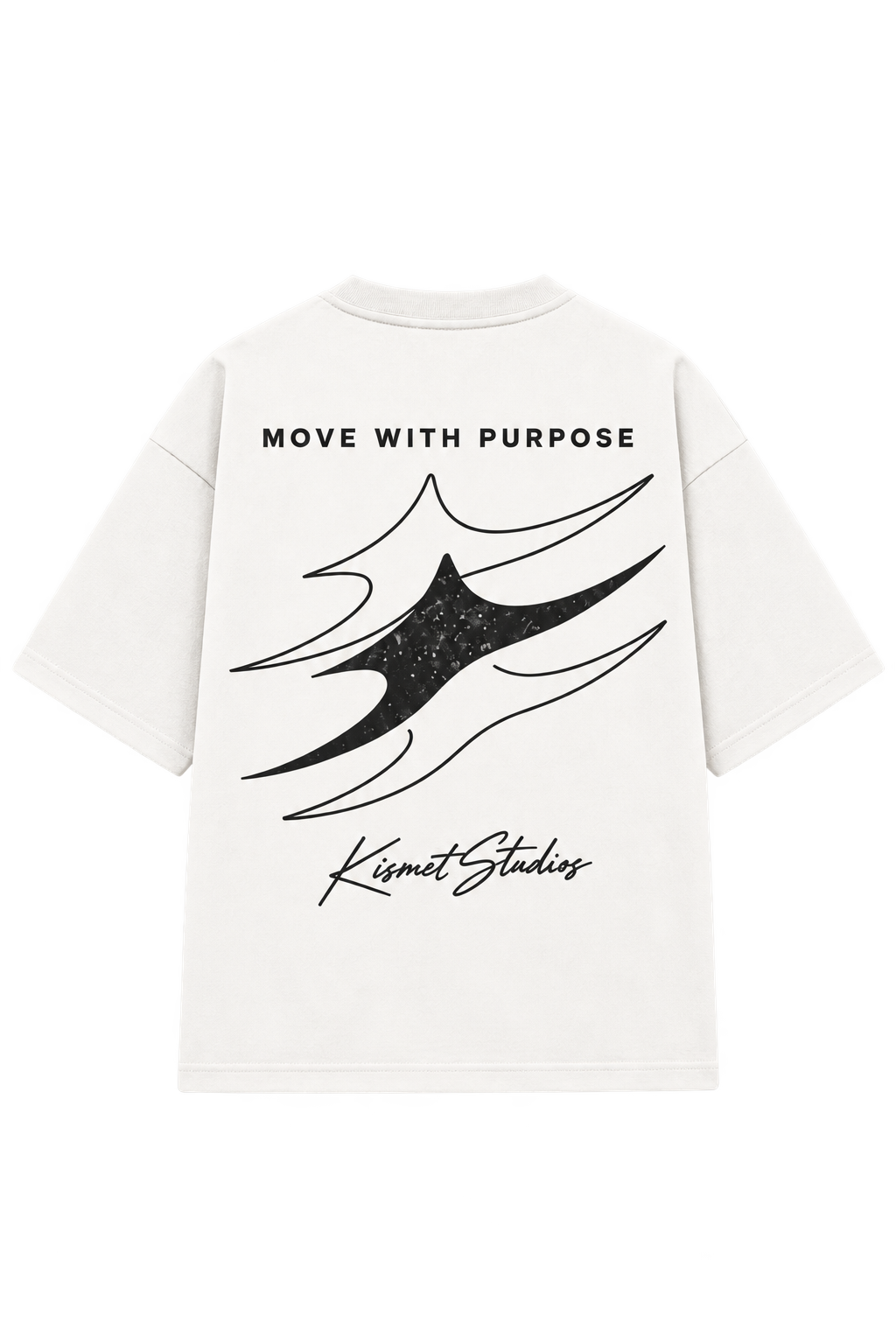Move With Purpose Tee Blanco - espalda