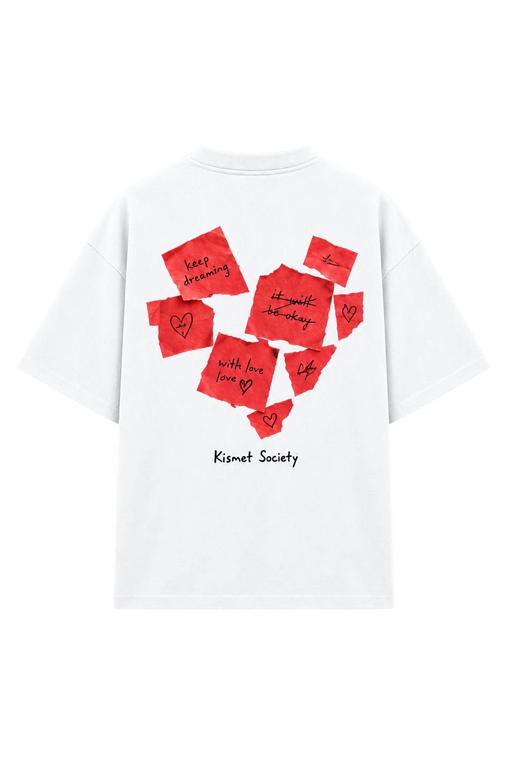 Love Notes Tee Blanco - espalda