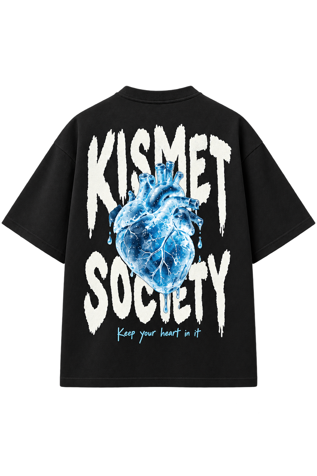 Keep Your Heart In It Tee Negro - espalda