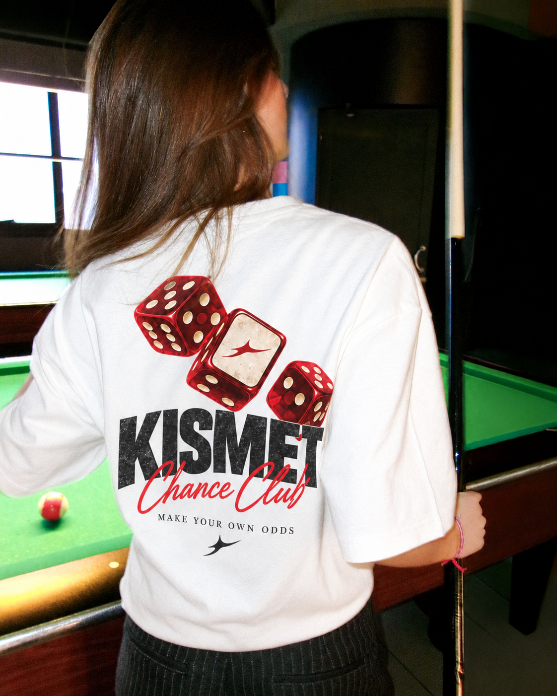 Chance Club Tee Blanco - puesta