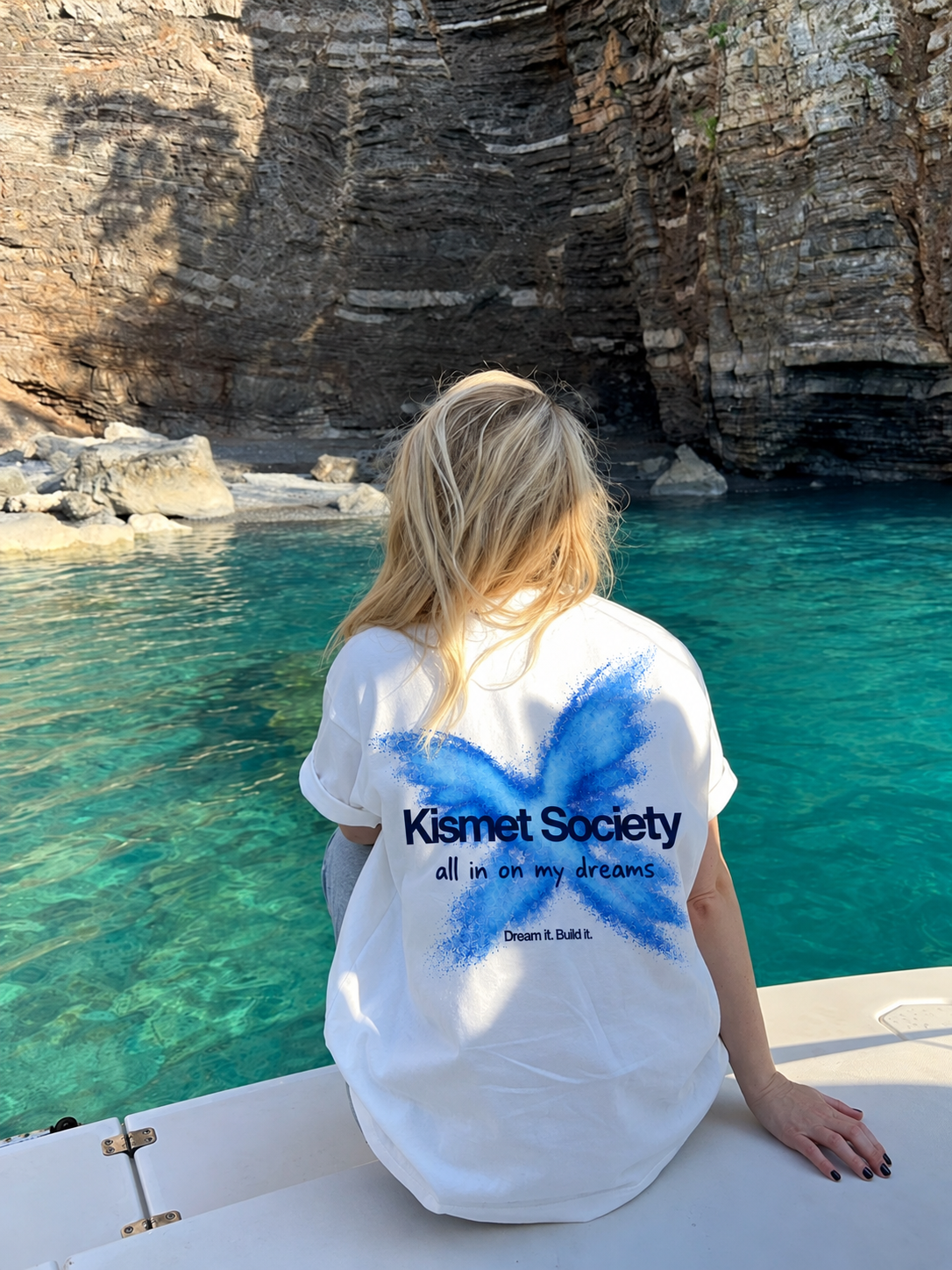 All In On My Dreams Tee Blanco - puesta