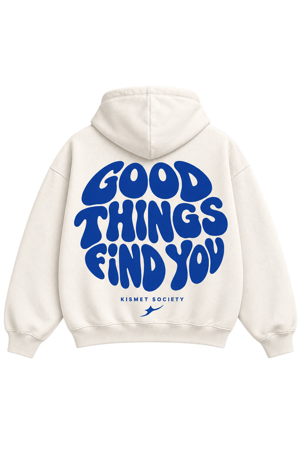 Good Things Find You Hoodie Hueso - espalda