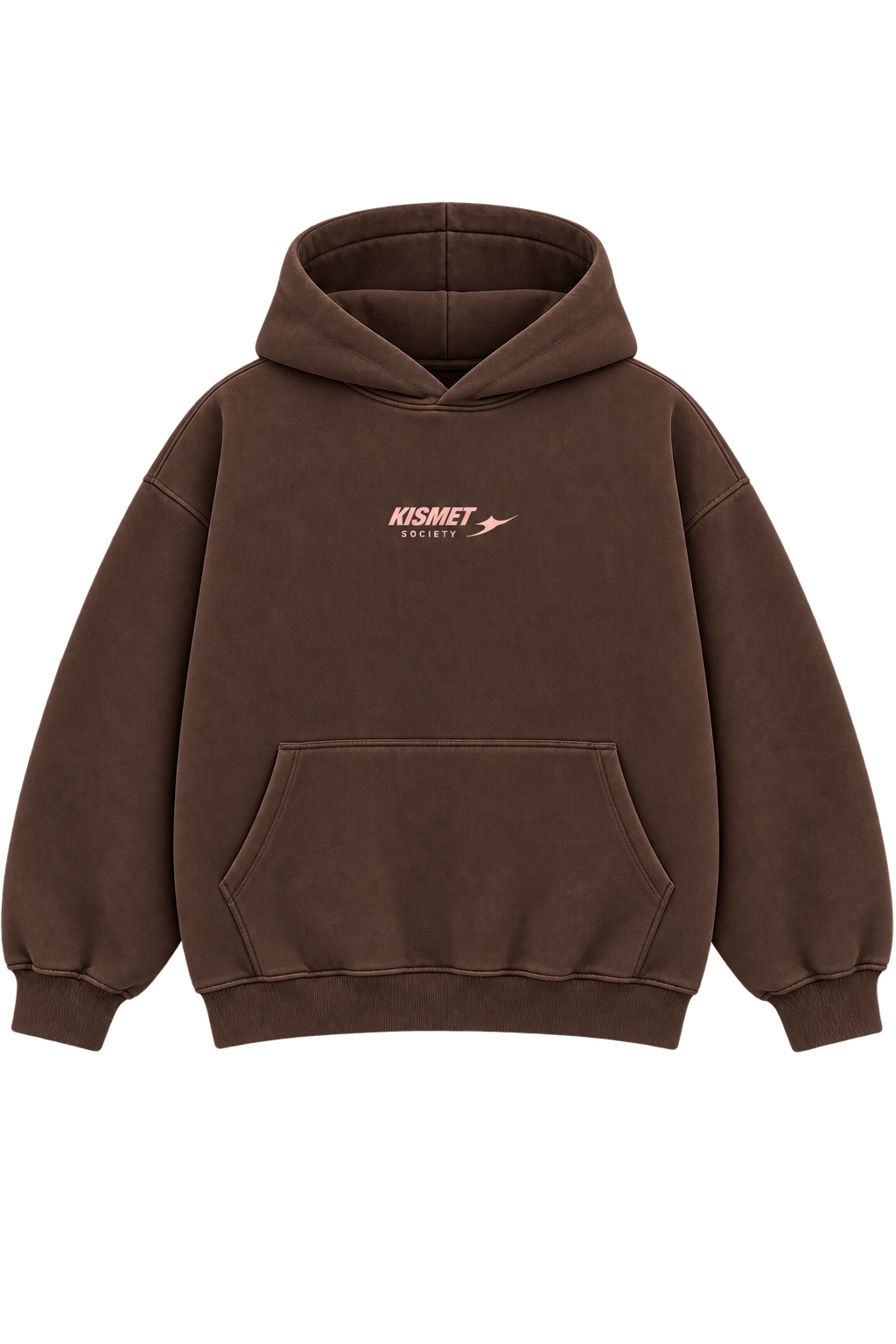 Dream Life Hoodie Chocolate - frente