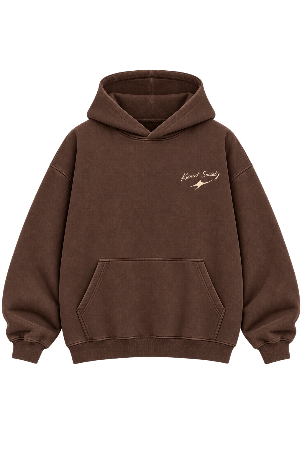 All In On My Dreams Hoodie Chocolate - frente