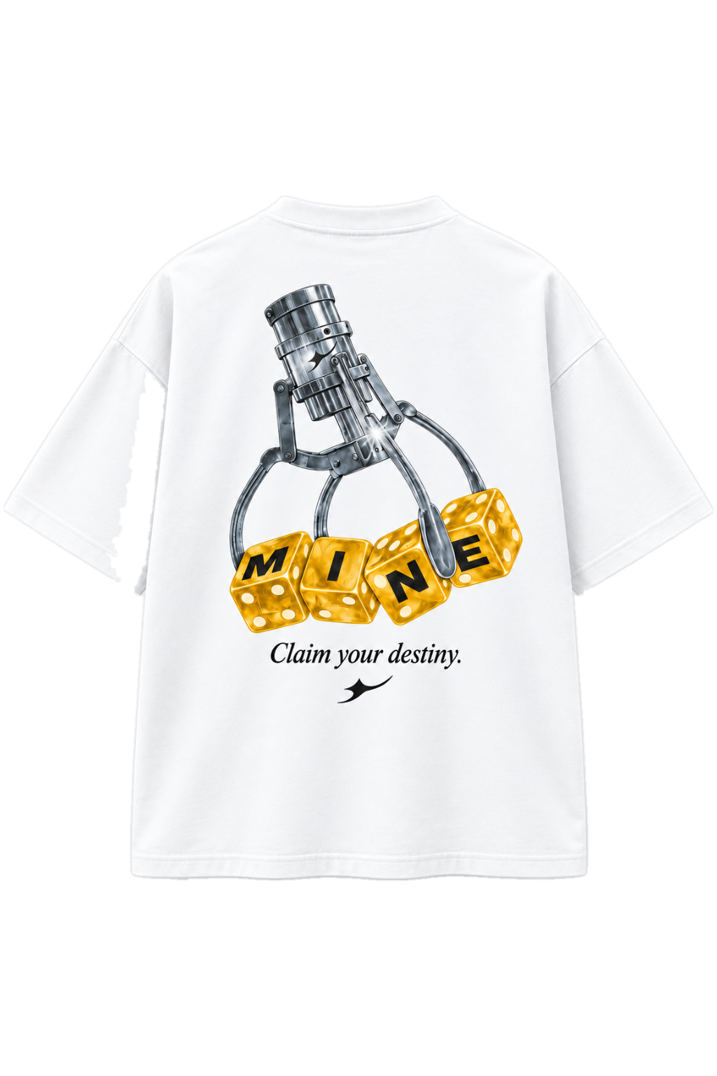 Claim Your Destiny Tee Blanco - espalda