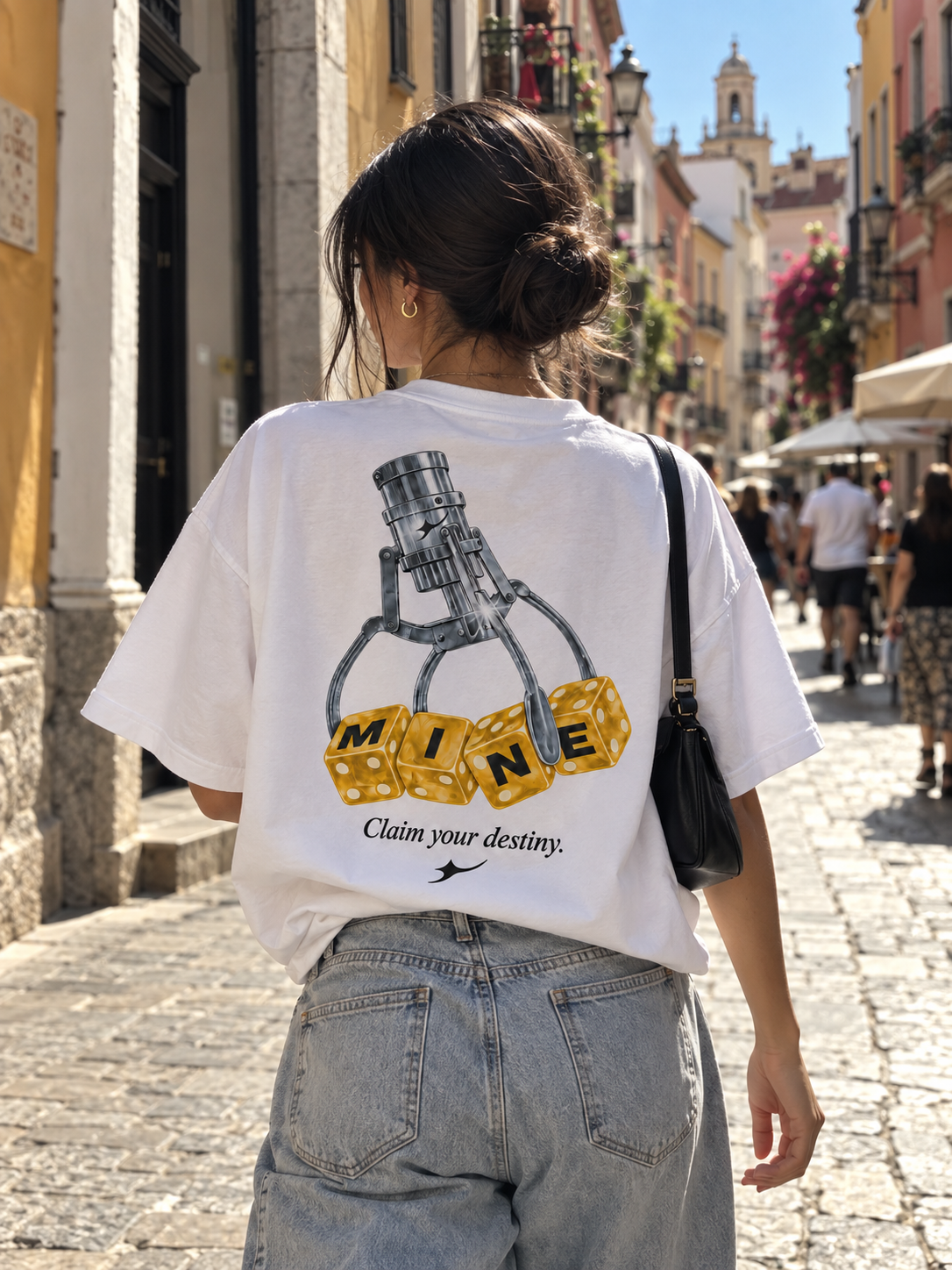 Claim Your Destiny Tee Blanco - puesta 2