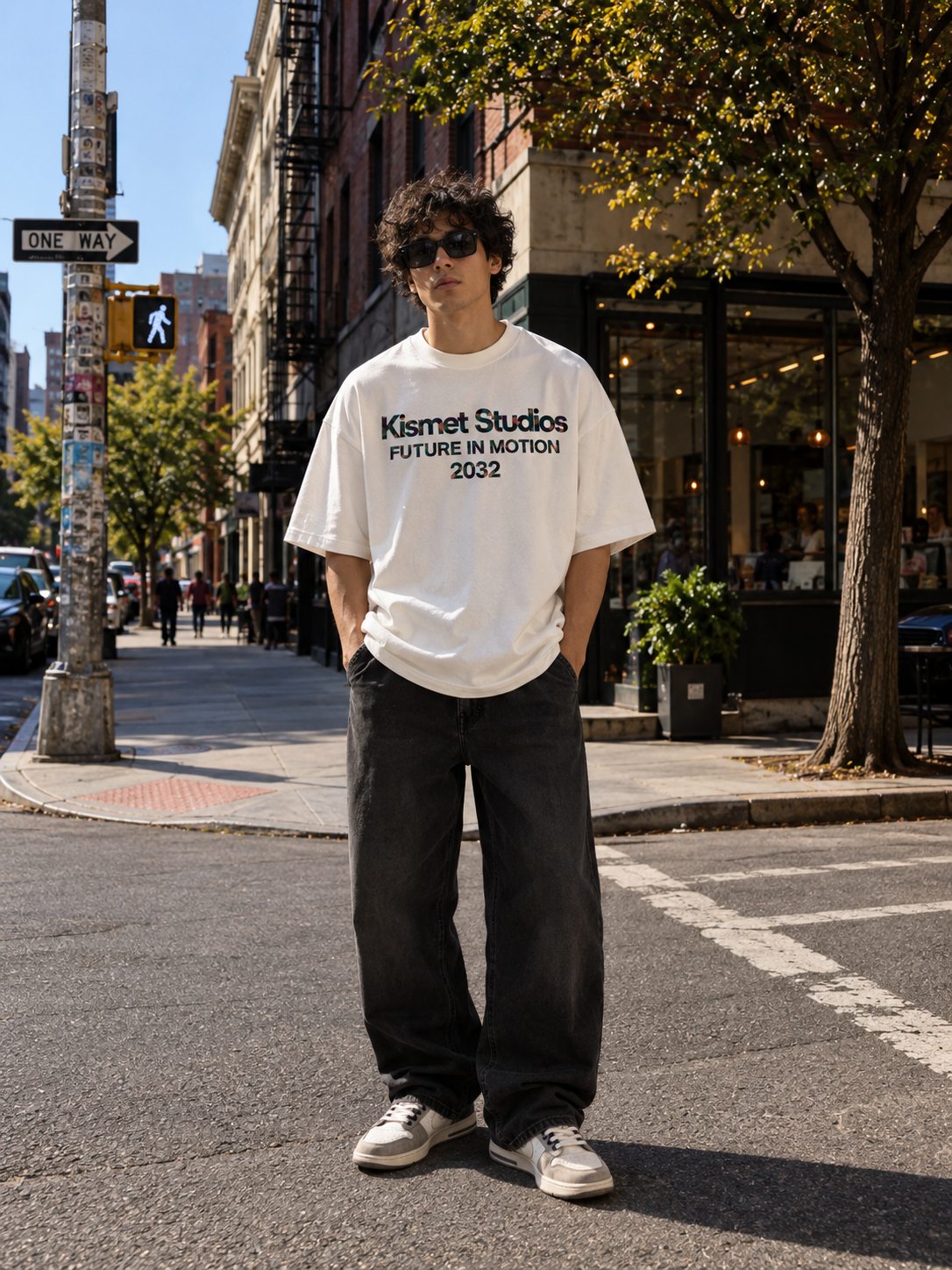 Future In Motion Tee Blanco - puesta